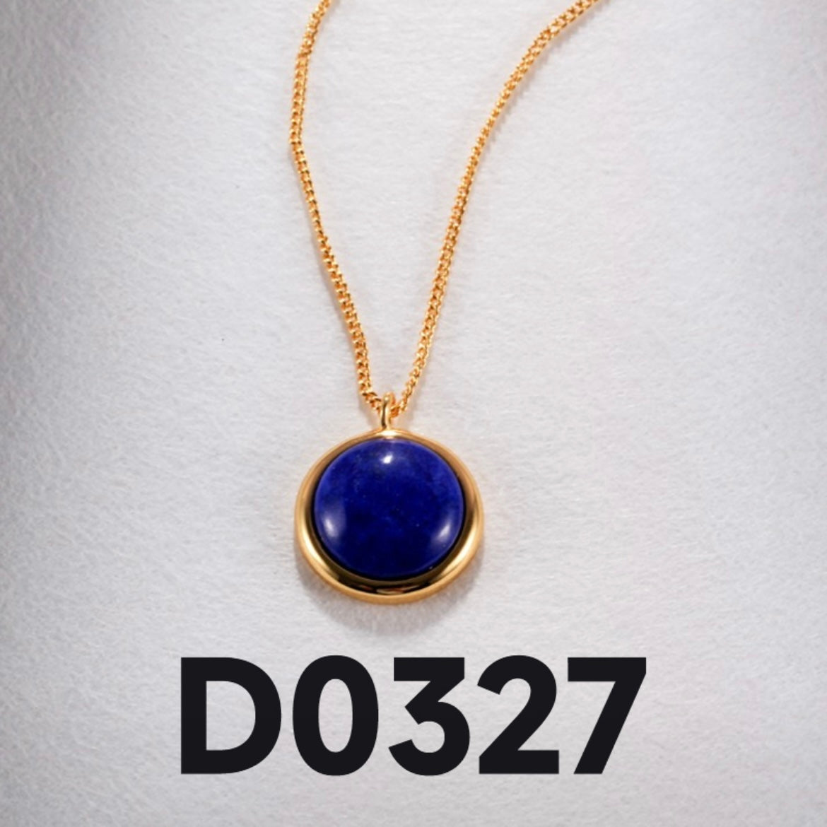 Sterling Silver Natural Lapis Lazuli Necklace