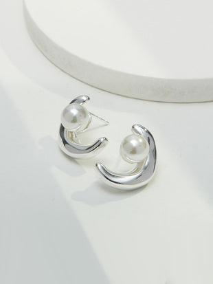 Pearl Reshape Series Pearl Earrings