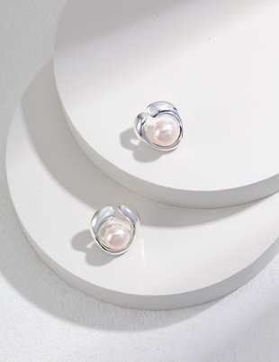 Pearl Reshape Series Pearl Earrings