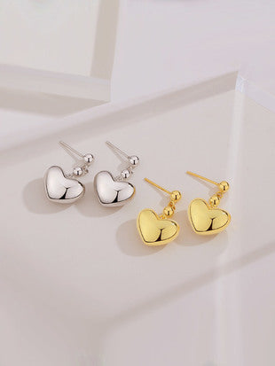 Sterling Silver Heart Earrings