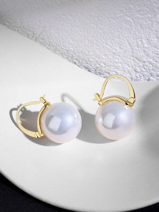 Shell Pearl Earrings