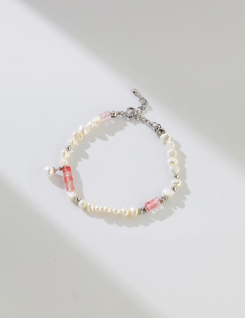 Sterling Silver Pearl Bracelet