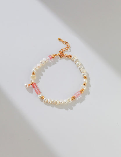 Sterling Silver Pearl Bracelet