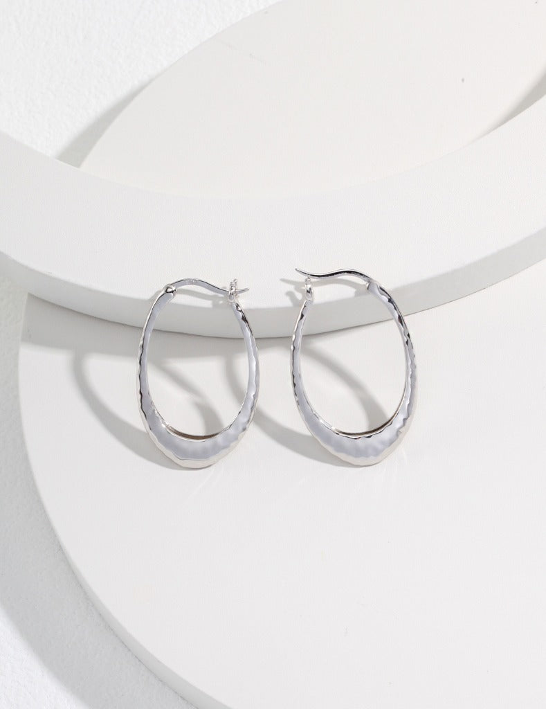 Sterling Silver Simple Earrings