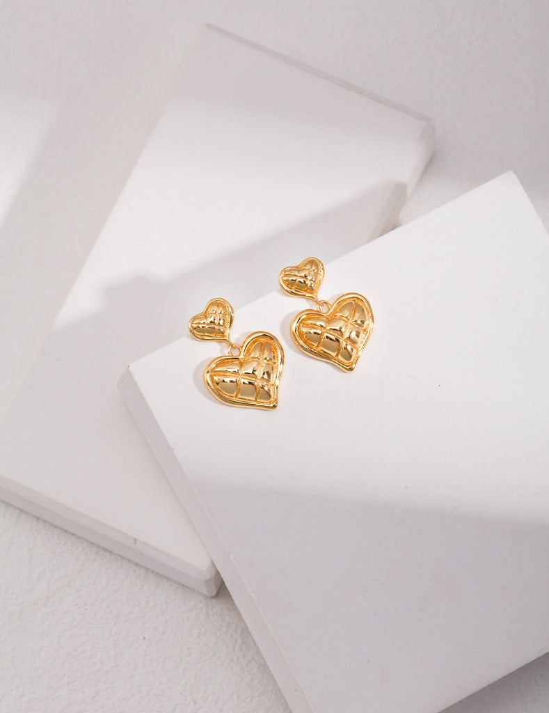 Sterling Silver Heart Earrings