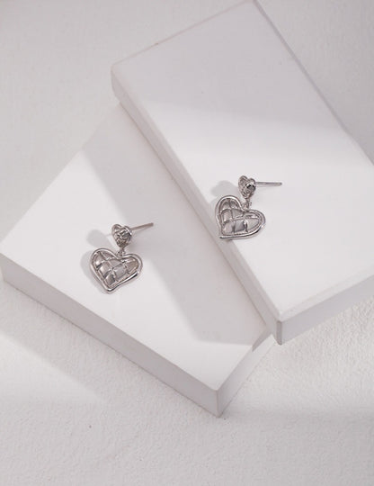 Sterling Silver Heart Earrings