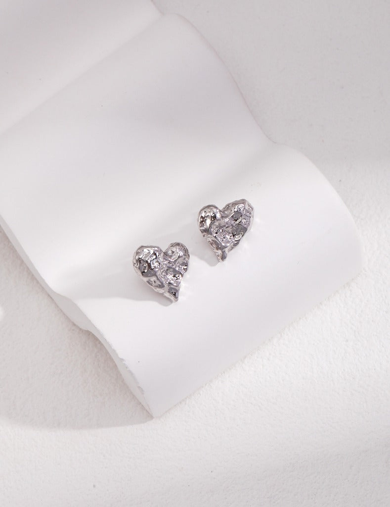 Sterling Silver Heart Earrings