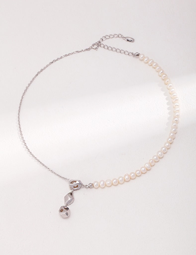 Sterling Silver Pearl Bracelet