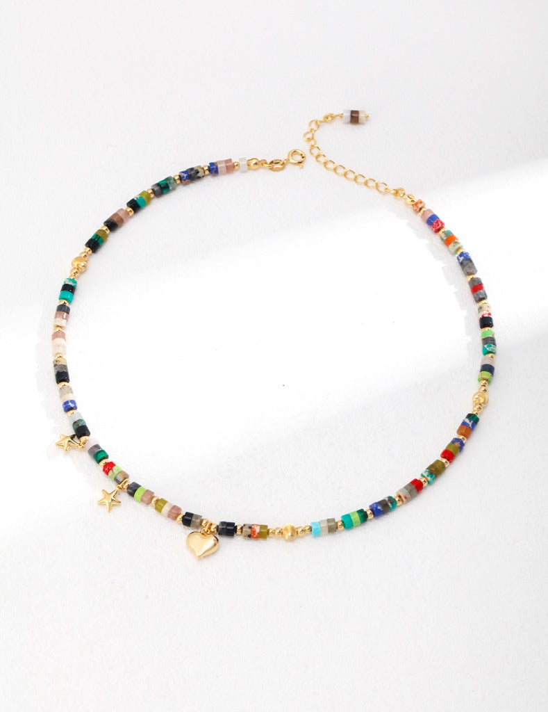 Sterling Silver Beaded Necklace