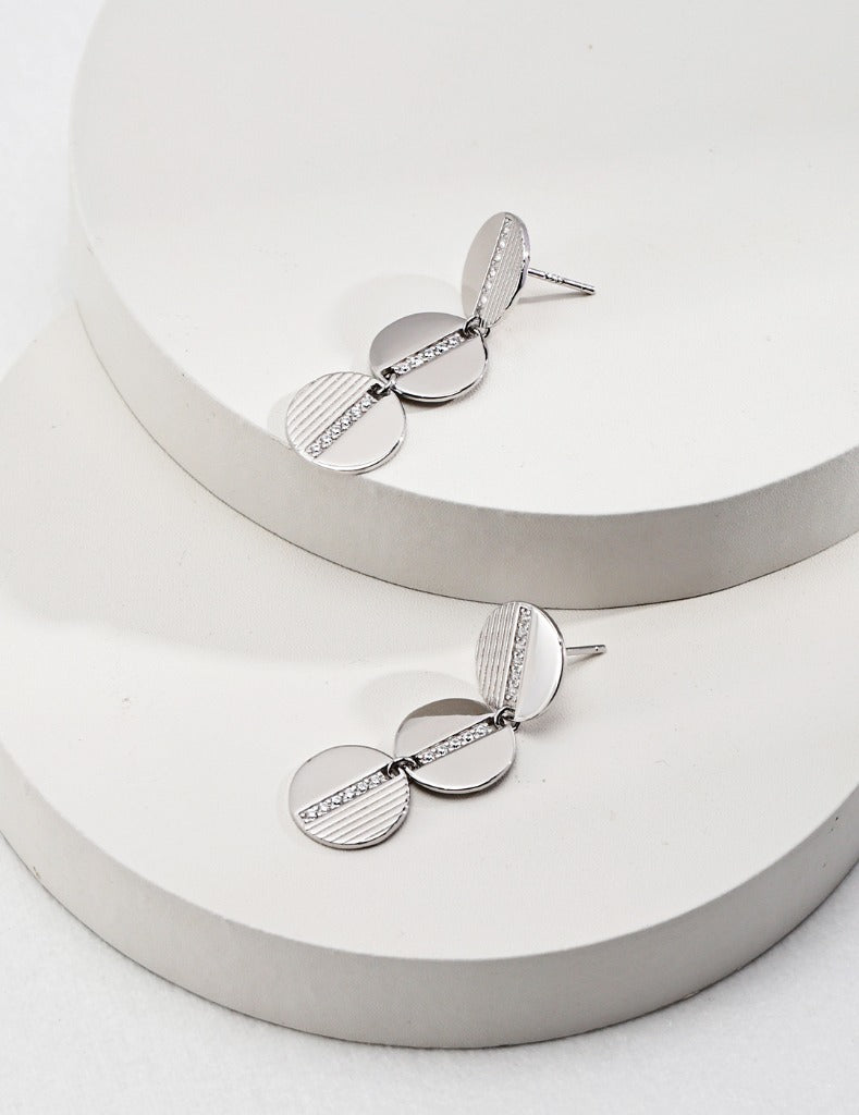 Sterling Silver Simple Earrings